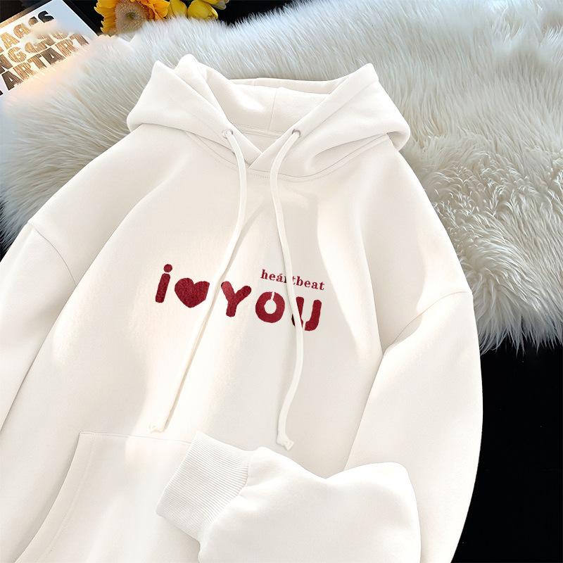Sweater women ins wind milk fufu white autumn and winter Korean version loose versatile top jacket