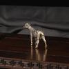 Figurină Capră Drăguță din Alamă Retro Miniatură Animal de Companie pentru Ceai Statuetă Oaie Artizanat Colecție Ornament Birou Decor Casă Cadou