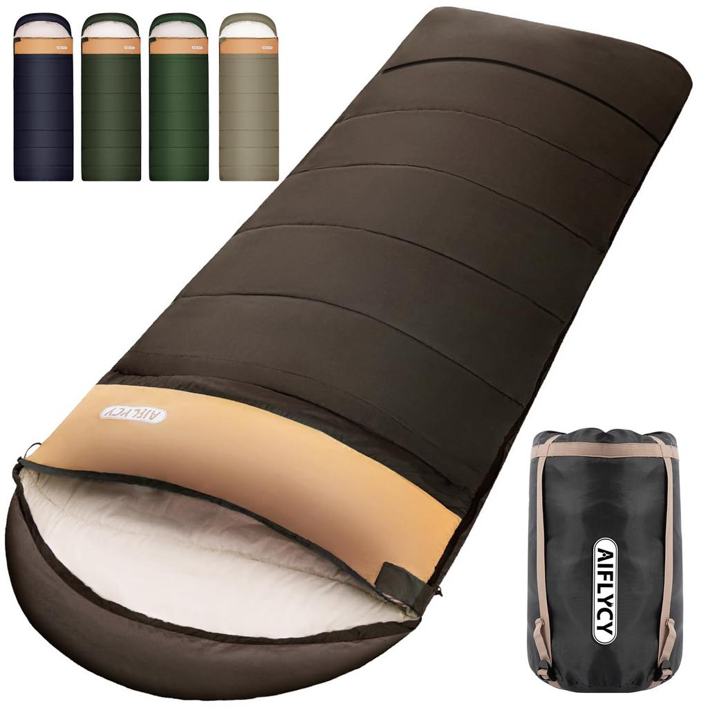 AIFLYCY Sleeping Envelope Summer Insulation At the 230T All Comfortable Temperature Easy To Mountain Sleeping In the Disaster Fully Can Be Used In and