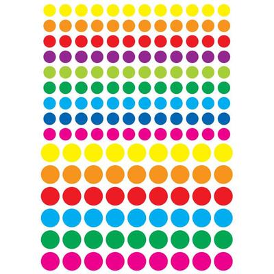 MégaCréa DIY - Round Stickers from 1 To 1.5 Cm X 324 Pieces