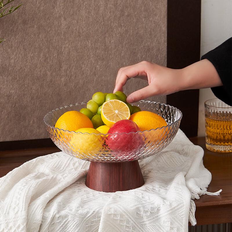 Yangge Mid-Century Style Elevated Plastic Fruit Bowl