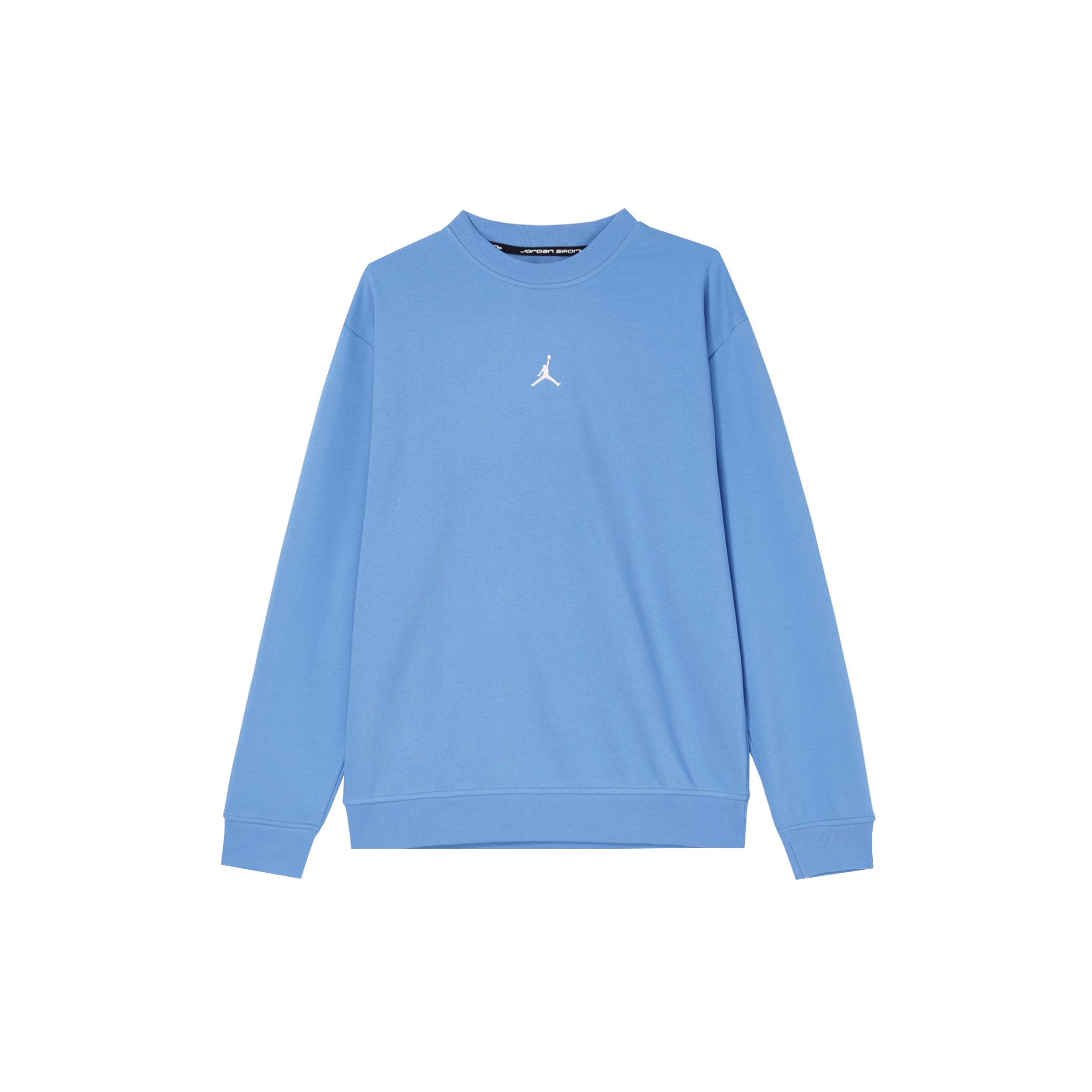 Jordan Sweatshirts Men s Blue Crew Neck Moderate Other FV8625-469 L