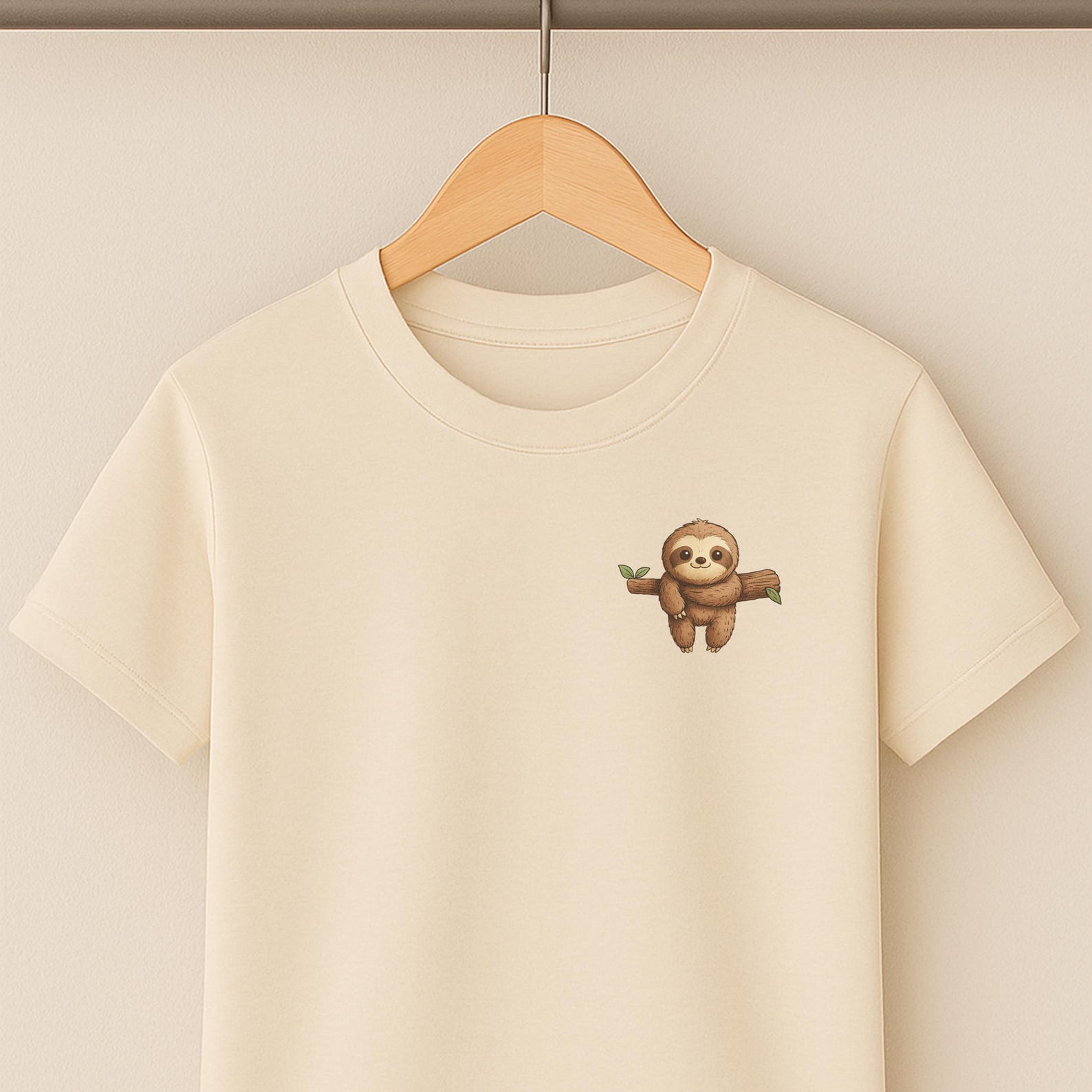 Adorable Baby Sloth T-Shirt - Minimal Jungle Animal Tee for Nature Lovers, Cozy Outfit Vibes, Cute Sloth Gift, Sloth Lover Shirt, Sloth XL
