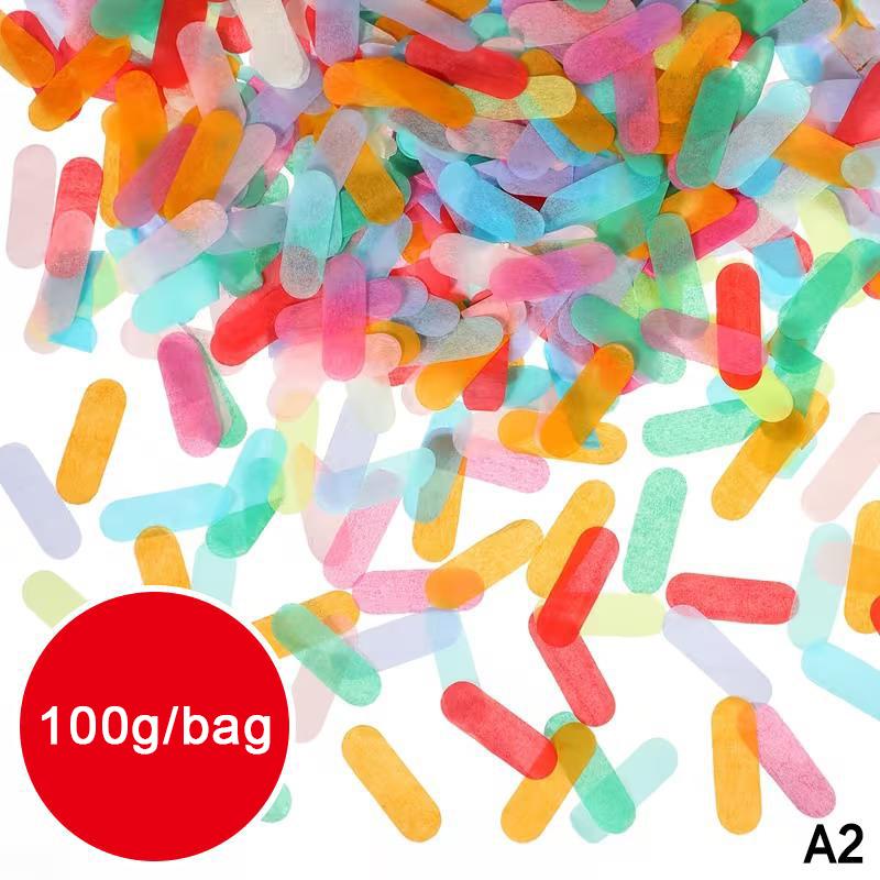 New 50/100g Colorful Rainbow Confetti Suitable For Valentine'S Day, Easter, Weddings, Mother'S Day, And Birthday Celebrations