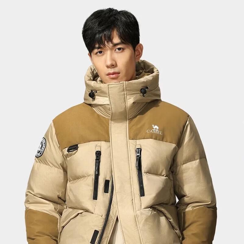 CAMEL Men s Outdoor Duck Down Jacket L