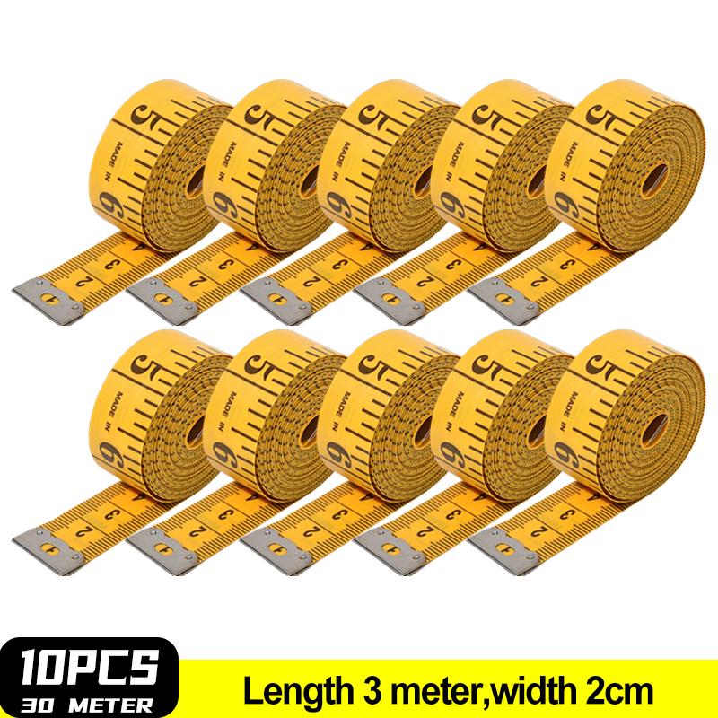 300cm Sewing Tape Double Scale Body Height Measuring Ruler Portable Soft Tapes Tailor Cloth Rulers Dressmaking Diy Tools