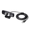 Sanwa Supply Conference Wide-Lens Webcam, USB Connection, 150° Ultra-Wide Angle, 2MP, Built-in Microphone, 3m Long Cable, Skype Compatible, Black CMS-