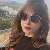 Hong Kong Style Female Sunglasses Square Shape UV Protection Women Sun Glasses High Quality Men Sunglass