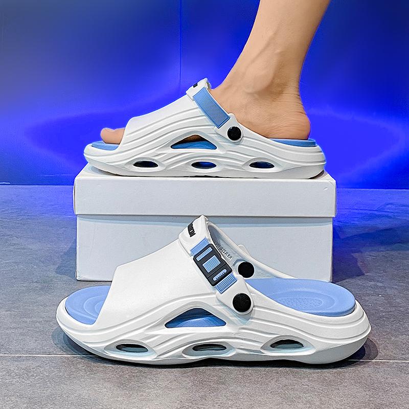 Pantofole da uomo comode, alla moda, con suola morbida, da casa, casual, sandali da spiaggia, taglie forti, 38-45