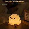 Duck Night Light Dimmable Soft Lighting Flicker Free Rechargeable Adorable Appearance Cartoon Duck LED Bedside Lamp