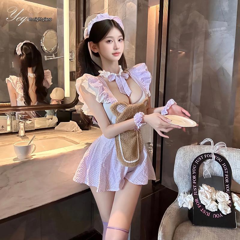 Naughty Maid Lingerie Set: Temptation Role Play Uniform