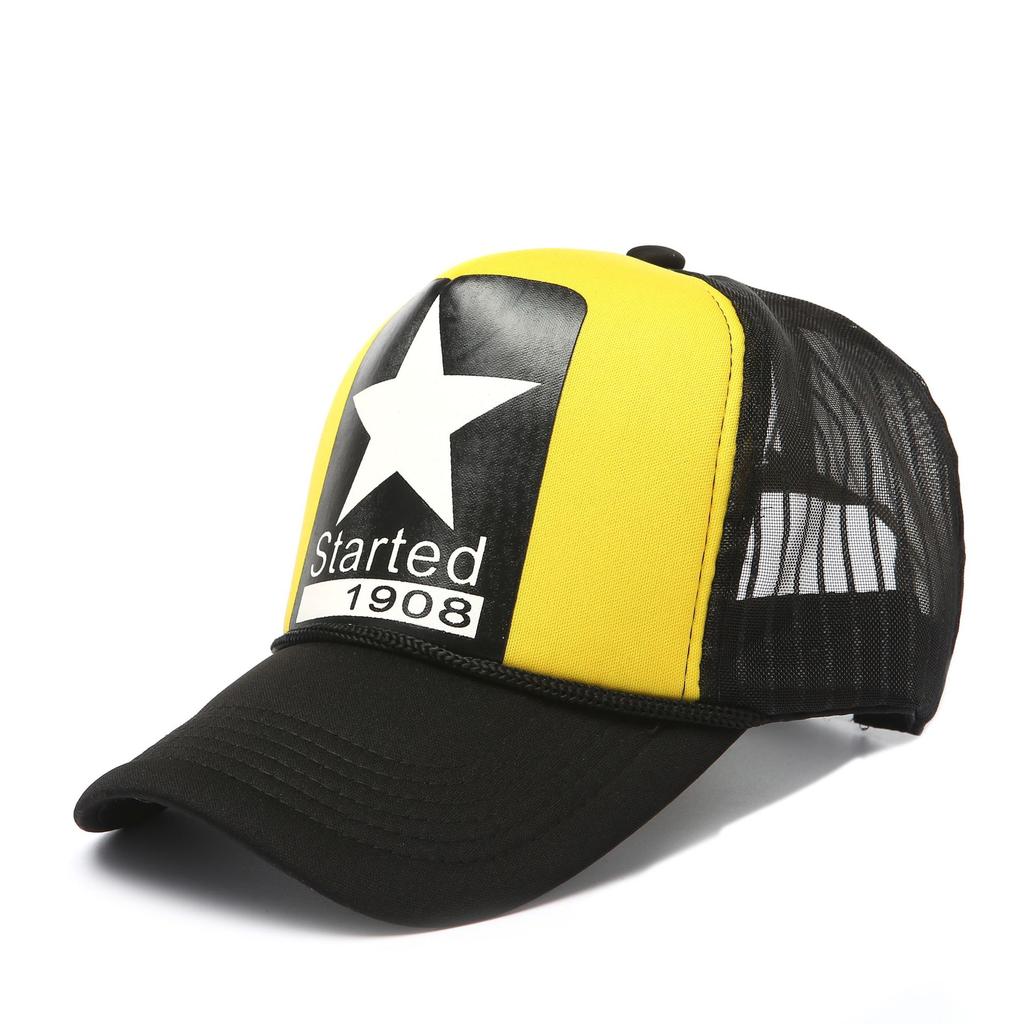 Fashion Mesh Baseball Caps for Men Women Spring Summer Cartoon Printed Snapback Hat Female and Male Sunshade Hat Bonnets Gorra