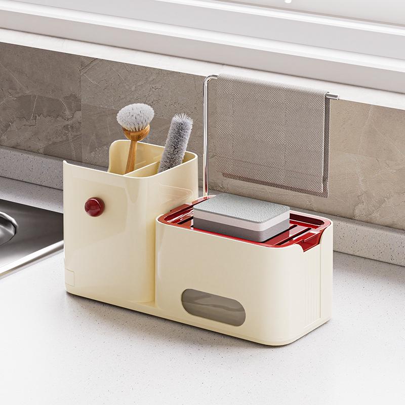 Multi-purpose Manual Soap Dispenser for Kitchen & Bathroom