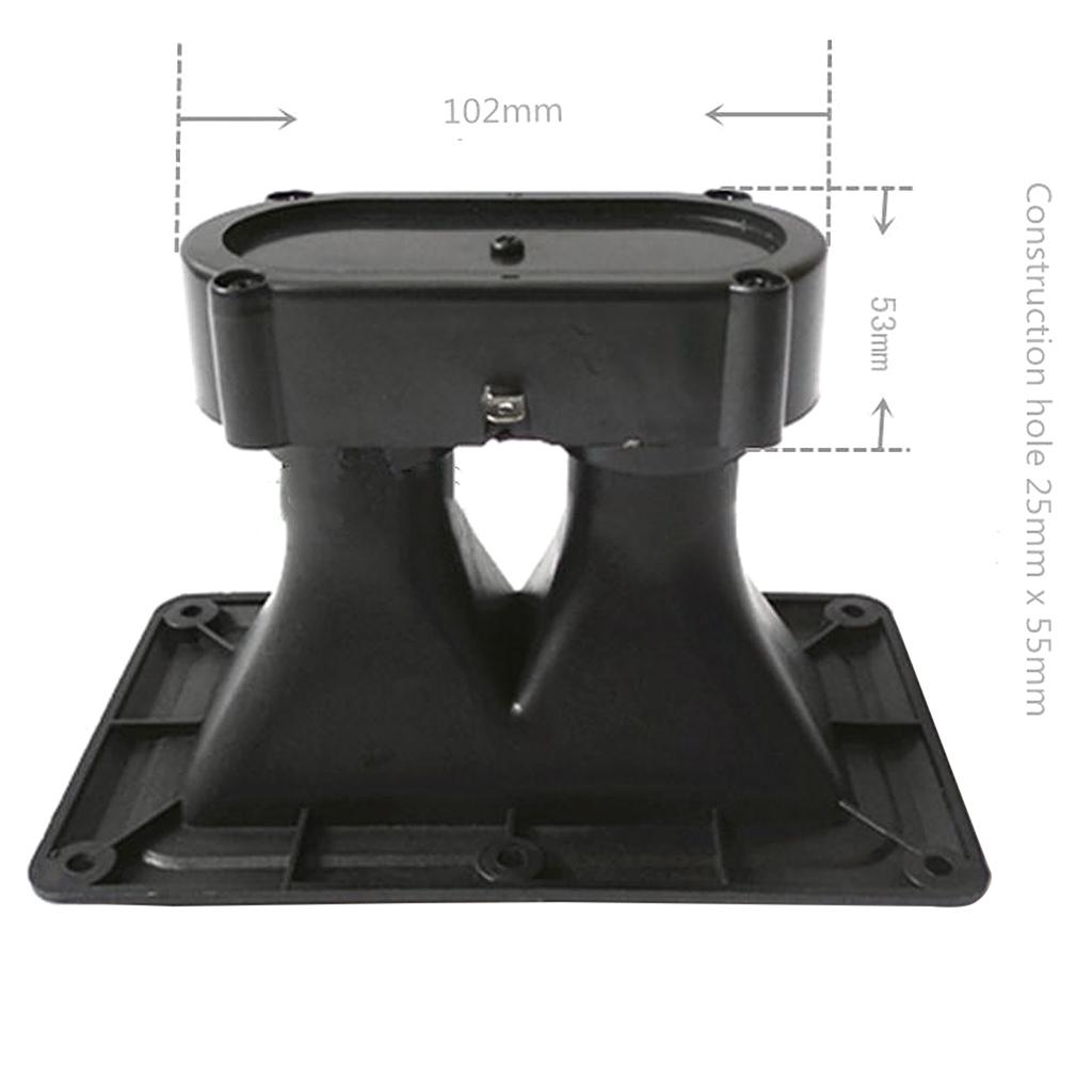 150W Schwarzer Piezoelektrischer Hochtöner Piezo-Hochtöner Hornlautsprecher Piezo-Design Weitstrahlendes Horn-Hochtöner Audio-Kits