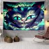Che-shire Cat Smile Tapestry, Unique Design Tapestry, Wall Decor for Bedroom,Livingroom, Playroom,Heartwarming Fan Holiday Gifts