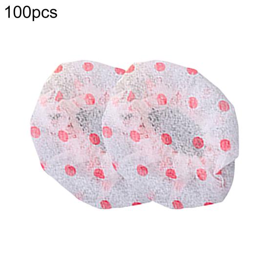 100Pcs Microphone Cover Anti-slip Karaoke Non-woven Disposable Windscreen Handheld Cap Pad for Recording