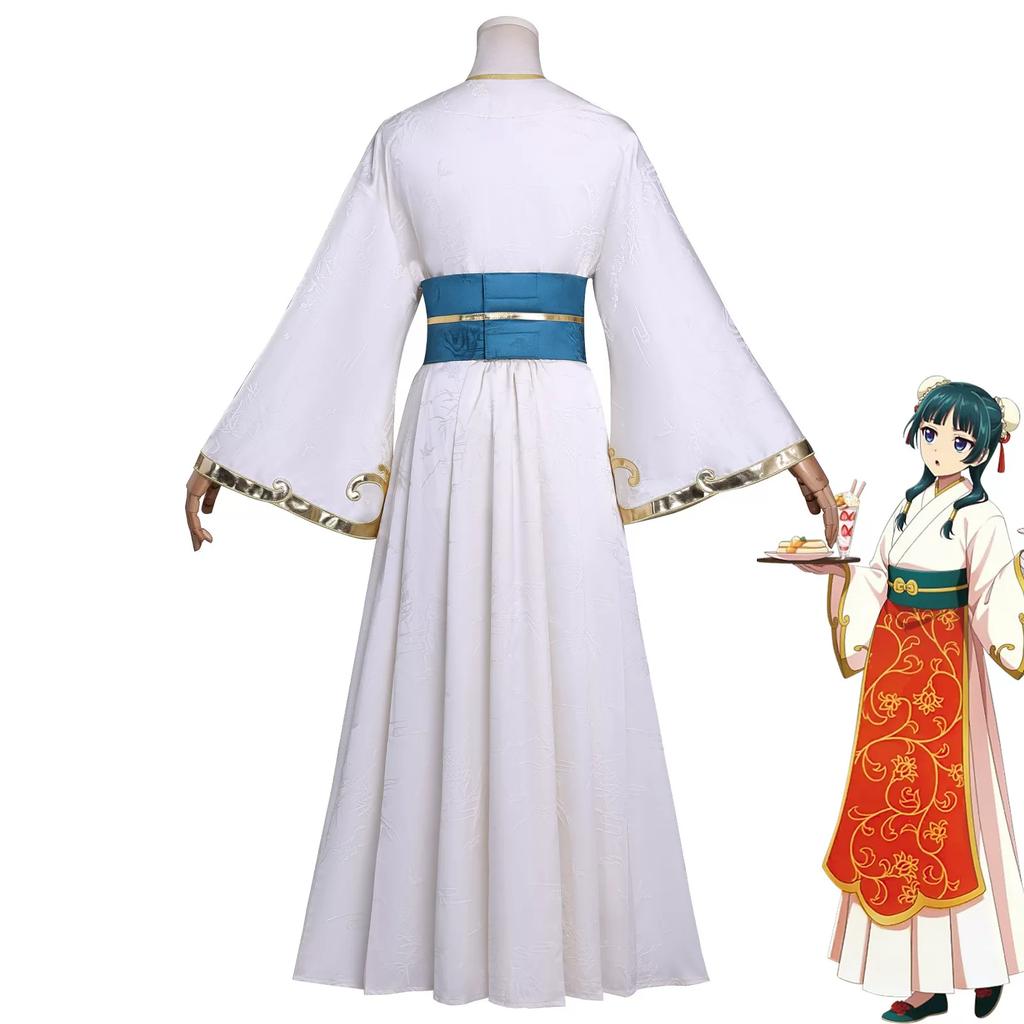 Anime Kusuriya No Hitorigoto Maomao Cosplay Kostümü Takım Üniforma Cadılar Bayramı Partisi Anime Rol Yapma Kıyafeti Kadınlar için