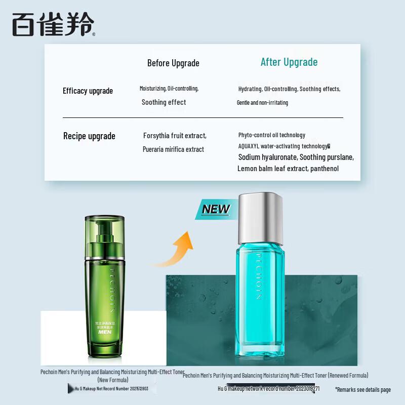 Pechoin Men's Hydrating & Balancing Toner