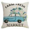 Spring Pillow Case Sofa Waist Pillow Case Garland Truck Light Luxury Home Office Pillow Pillow Case