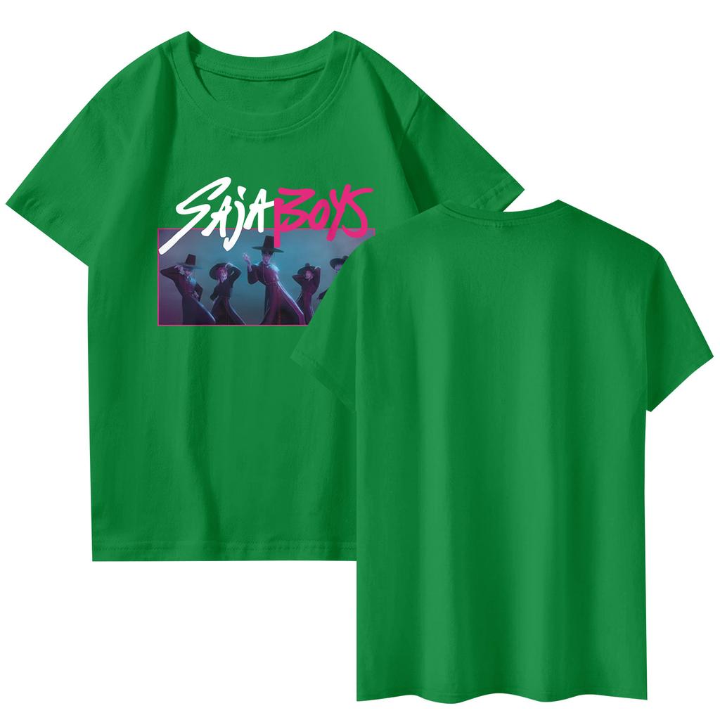 Modne bluzki robocze z krótkim rękawem i okrągłym dekoltem z nadrukiem dla kobiet, letnie topy