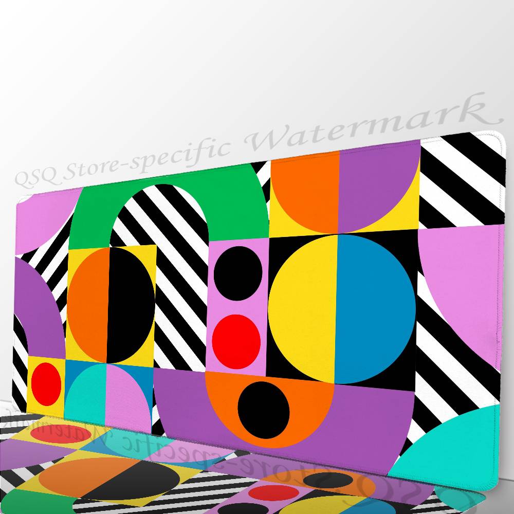 Abstract And Quirky Colors Mousepad Non-slip Suitable For Office Computers Laptops E-sports Game Desk Mats XXL Keyboard