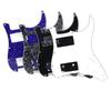 1ks Kytarový pickguard 2 otvory pro potenciometry Hliníkový 11 otvorů HH Pickguard Kryt proti poškrábání Kompatibilní pro kytarové díly stylu ST SQ