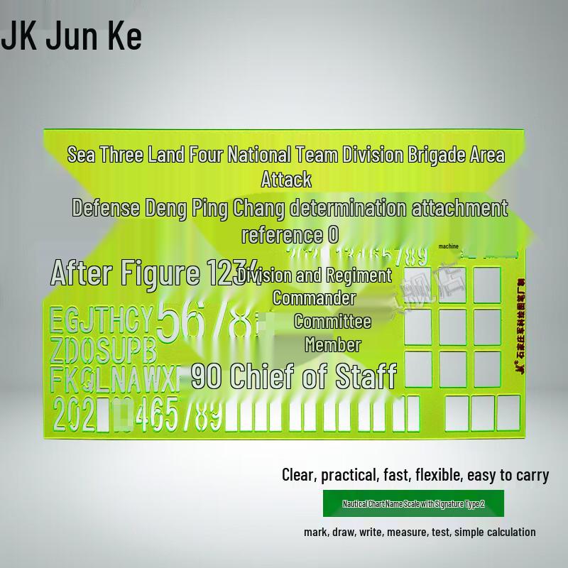 Junke Technical Drawing & Character Template Ruler