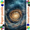 1000pcspcs - Mystical Vortex Clouds Celestial Paper Jigsaw Puzzle, Multiple Specifications Available, Ideal Holiday Gift for Family & Couple, Great fo