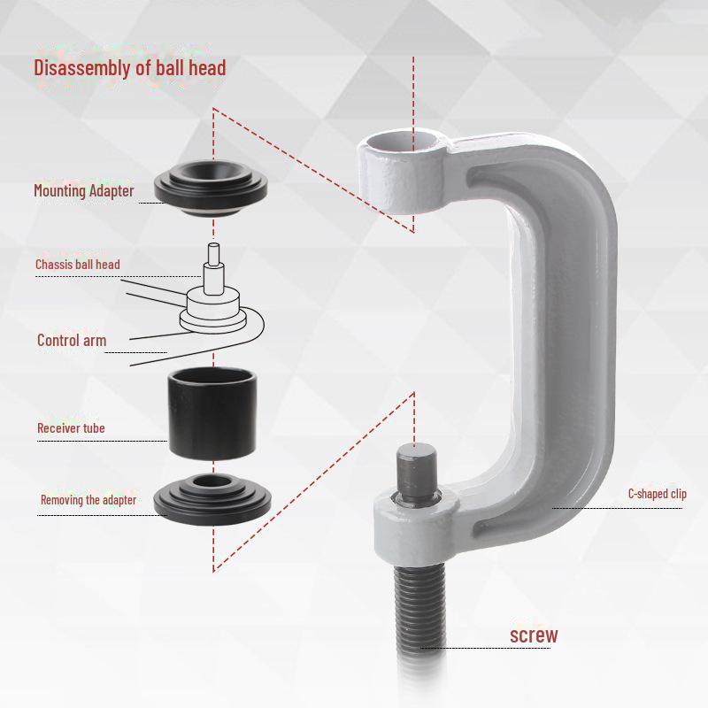 10-Piece 4-in-1 Ball Head Extractor & Puller Tool Set
