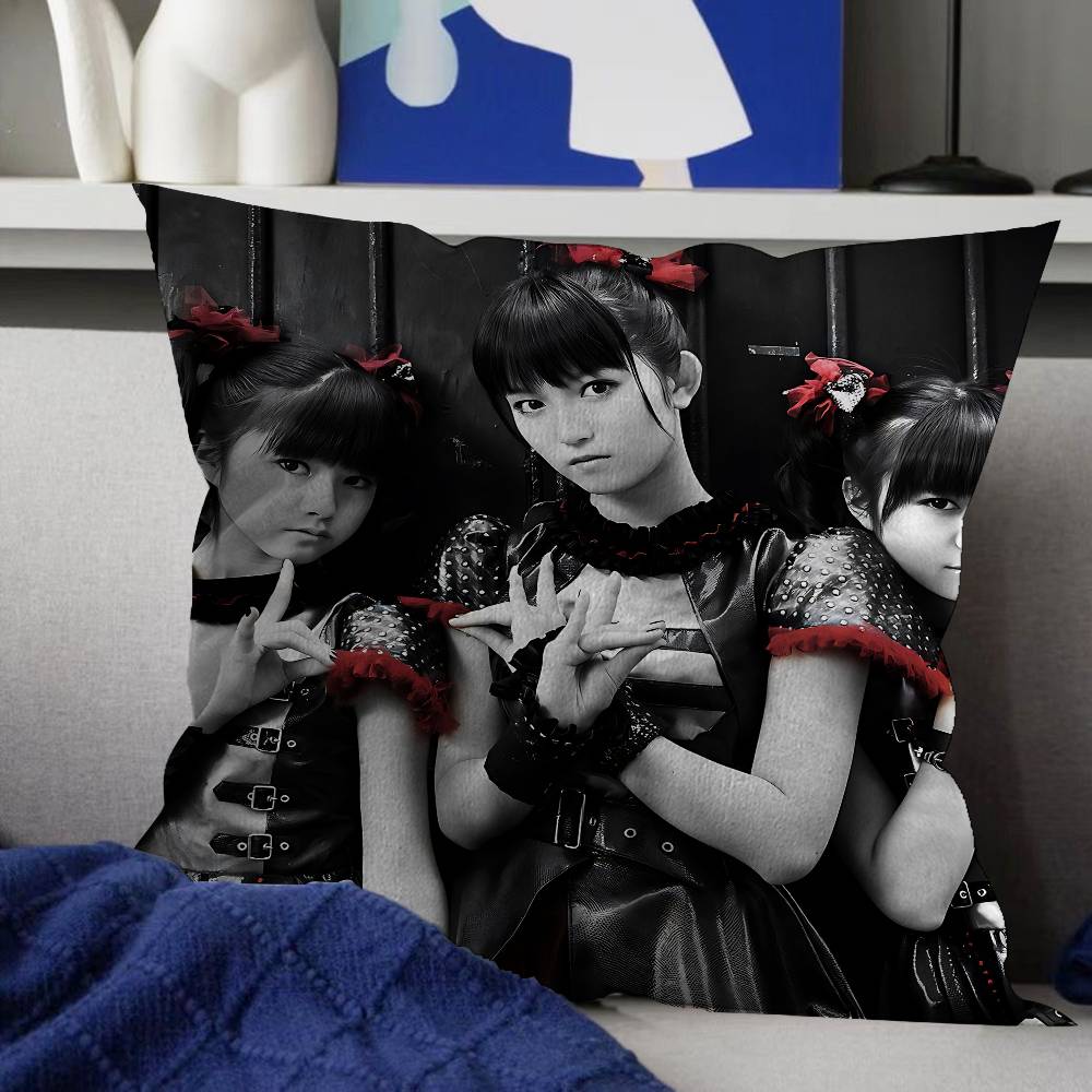 Japanese B-BABYMETAL Band Music Maple Design Cushion Cover Happy Autumn Harvest Decor Holiday Decorati Pillow Cover
