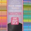 Colored Pencils 50 Colors Poplar Material Portable Sketching Pencils Set for Writing Drawing Coloring Making