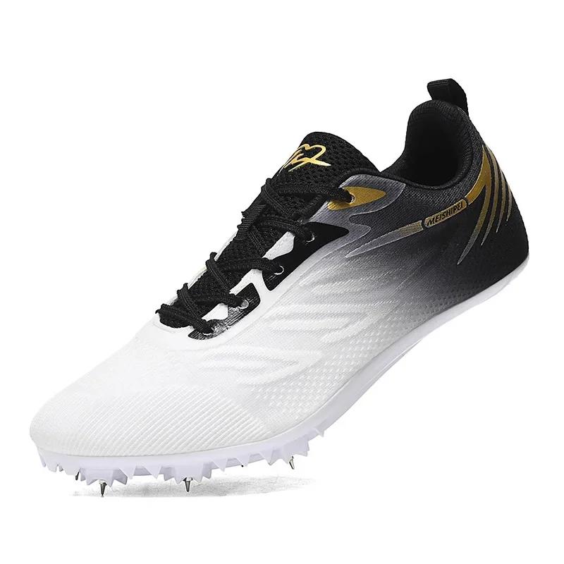 Mens Youth Track Field Shoes Spike Running Athletic Shoes Kid'S Cross-Border Training Shoes Marathon Running Athletic Footwear New
