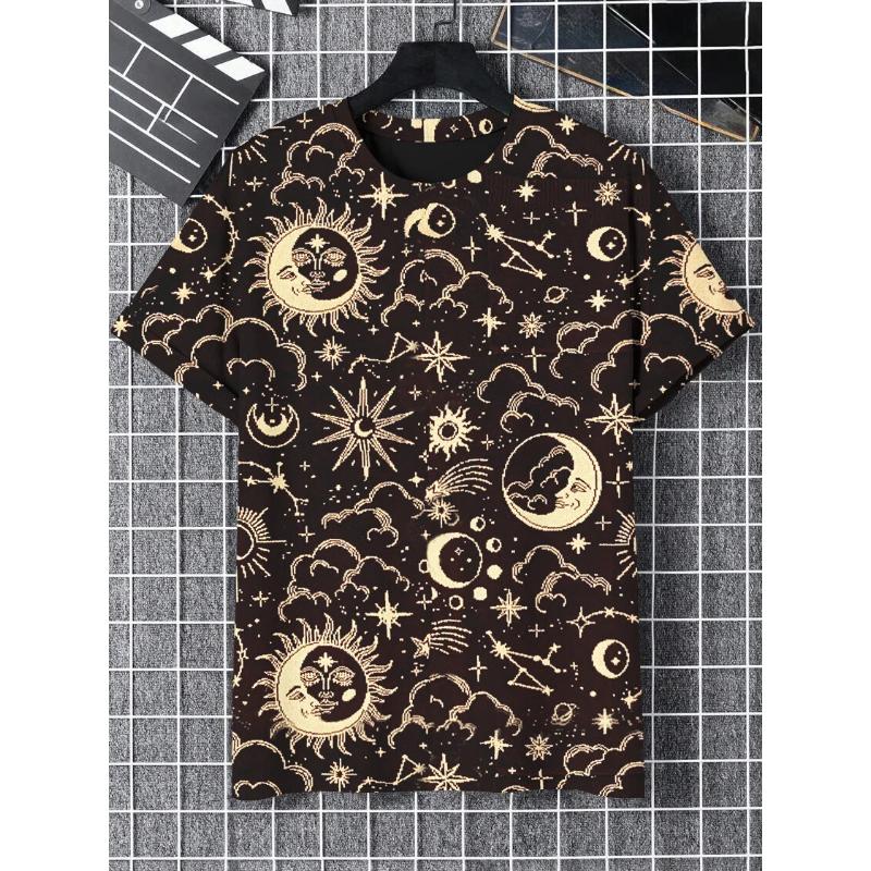 

Футболка з 3D-принтом важкої атлетики з кошеням та мультяшним принтом, футболка з короткими рукавами, повсякденна, модна, повсякденна, футболка з круглим вирізом 5XL