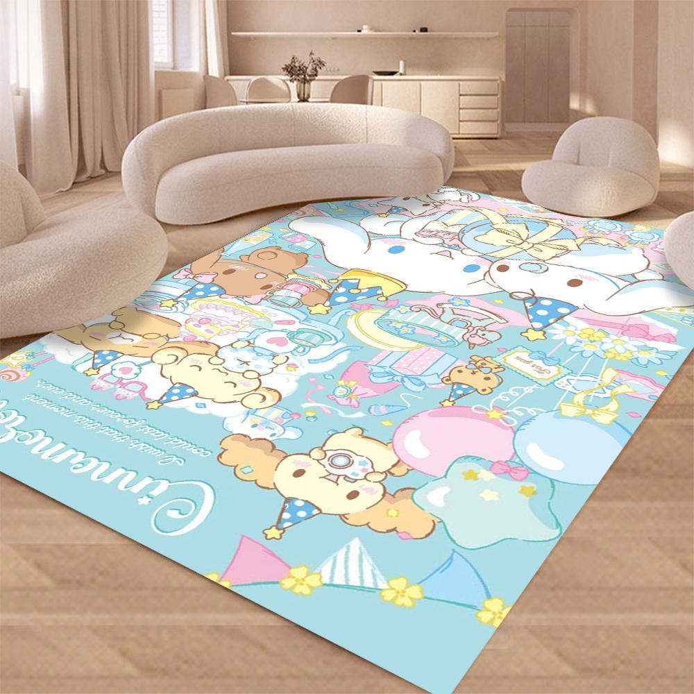 

Дисней Cinnamoroll Мультяшная Собачка S-anrio Ковер Коврик для Дома Гостиной Спальни Декора Дивана Детский Ковер Напольный Коврик 40X60CM