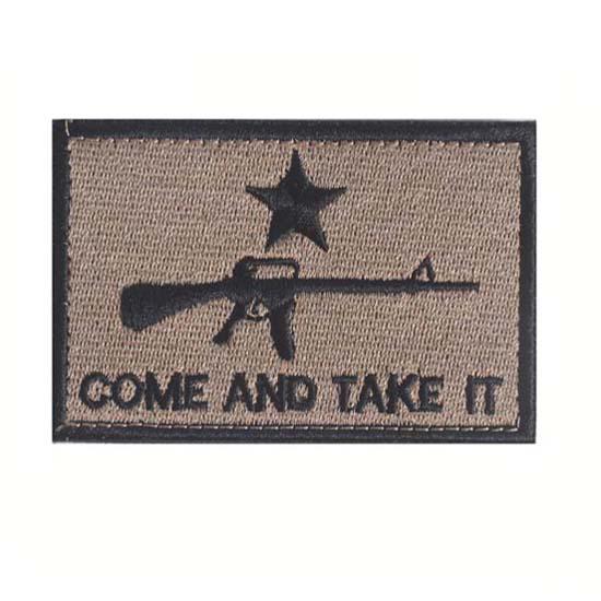 

Sea Customer Outdoor Five-Star AK-47 Embroidered Morale Patch - Come and Take It Design