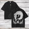T-shirt Stampa Anime Jujutsu Kaisen Gojo Satoru Ryomen Sukuna Uomo Cotone Lavato T-shirt Manga Oversize Harajuku Maglietta Uomo