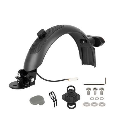 Gray Ulip Superior Rear Fender with Aluminium and Turn Signal Light for Xiaomi Scooters