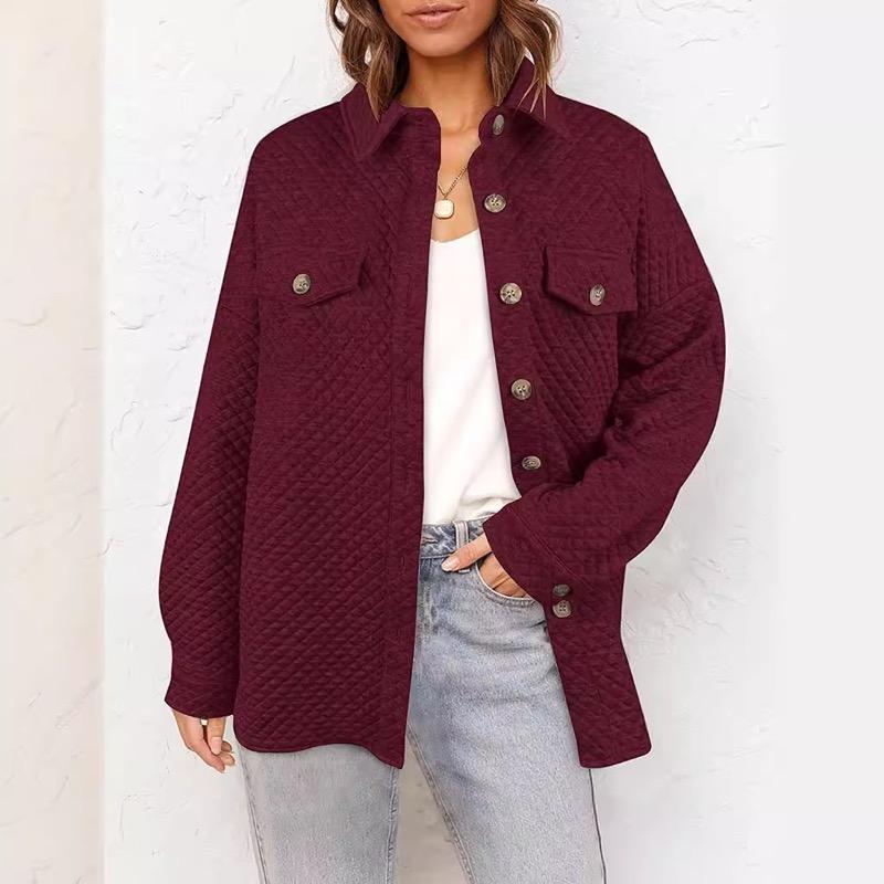 Women's Solid Color Jacket Jacket