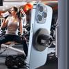 Magnetic Exercise Phone Clip 360 Rotatable Shockproof ABS Construction For Fitness Enthusiasts And Content Creators