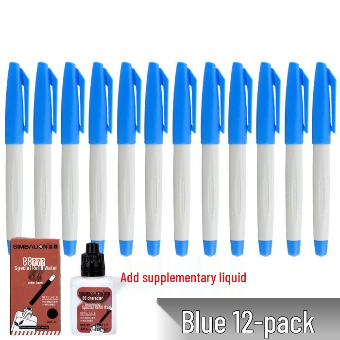 Taiwan Lion 88 Refillable Fine Tip Red Fineliner Marker Pen