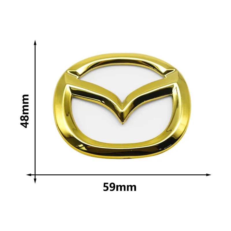 2025 Caldo 1 pz ABS Adesivo Emblema Centrale Volante Auto per Mazda 3 CX3 CX4 CX5 CX7 CX8 CX9 CX30 RX7 Atenza Axela Decorazione Interna