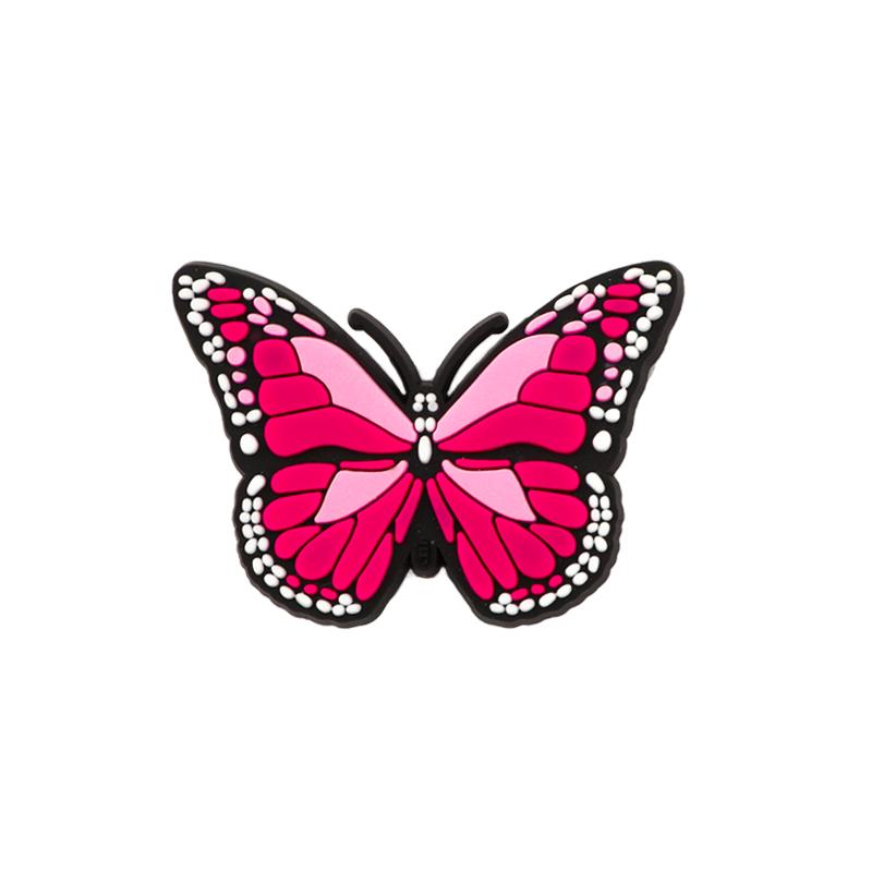 New 1PCS Butterfly Shoe Charms Summer Shoes Decorations Jeans for Girl Boy Designer Women Shoes Accessories for Shoes Charm Pins