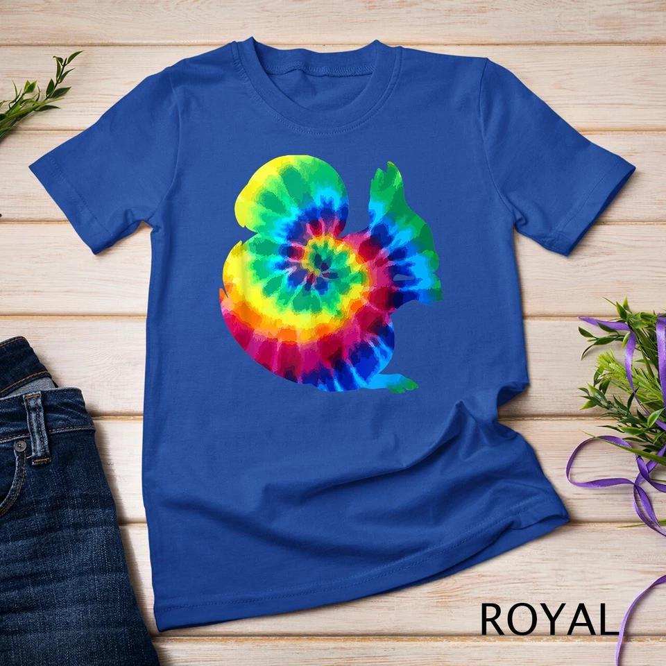 Squirrel Tie Dye Vintage Hippie Squirrel Lover Unisex 11