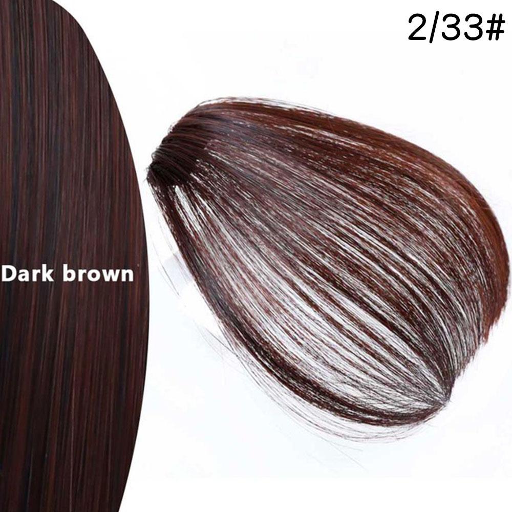 

MSTN Короткие синтетические заколки для волос Челка Наращивание волос Шиньоны для женщин Натуральные короткие искусственные челки Заколки для наращивания волос 15cm