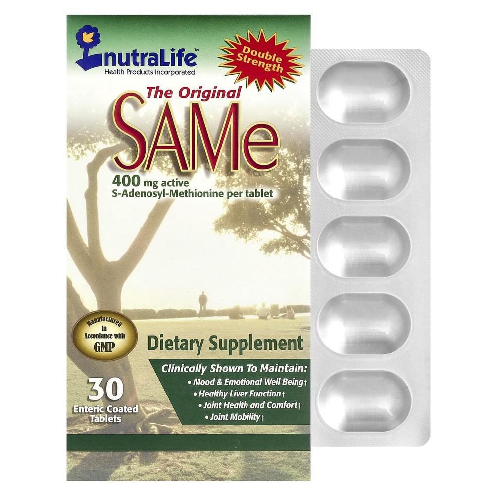 SAMe NutraLife Original 400mg Enteric Coated Tablets 30 Tablets Basic 6 pcs