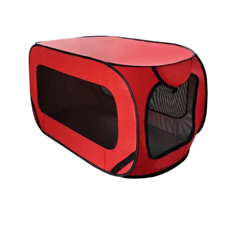 Foldable Scratch-Resistant Oxford Cloth Dog Kennel for Outdoor and Car Use