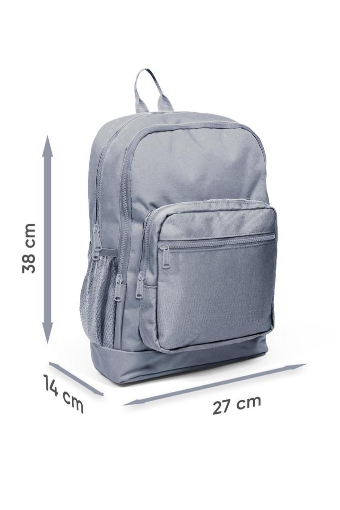 Coral High Kids 23263 Schulrucksack mit USB-Anschluss und vier Fächern, Lavendel- und Rosa-Herzmuster