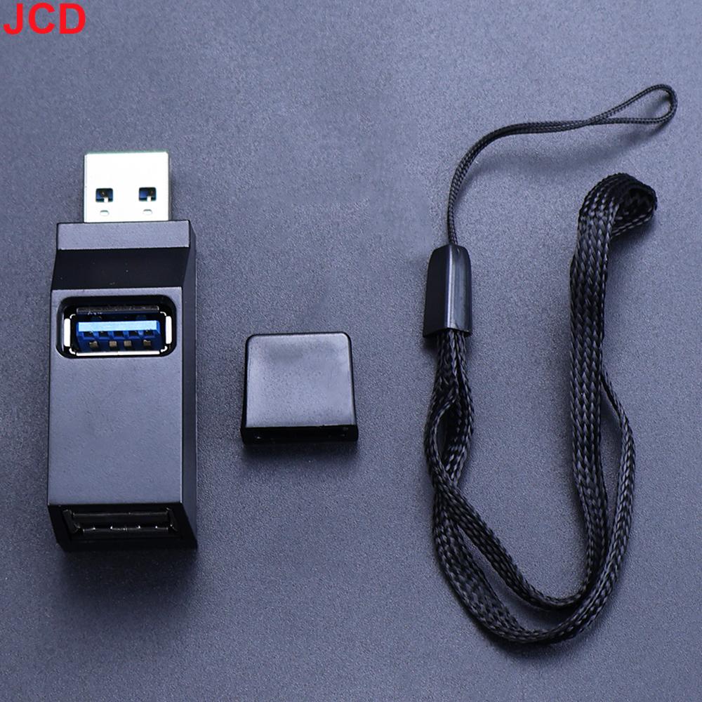 JCD 1pcs USB 2.0 3.0 HUB Adapter Extender Mini Splitter Box 1 To 3 Ports High Speed USB 2.0 For PC Laptop U Disk Card Reader