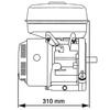 Benzinmotor 15 PS, 11 kW, Schwarz