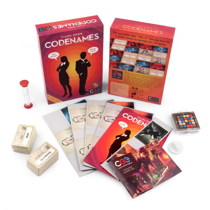 Codenames Akční kód: Anglická verze Karetní hra Tajný kód